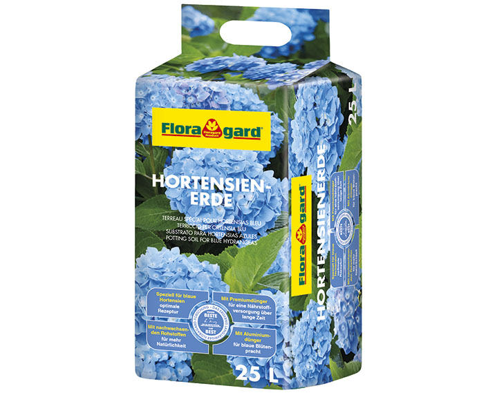 Un sustrato especfico para hortensias azules 